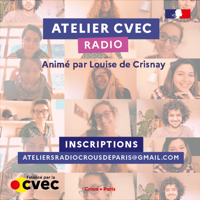 Atelier Radio 1 INSTA ATELIERS CVEC Thematique11