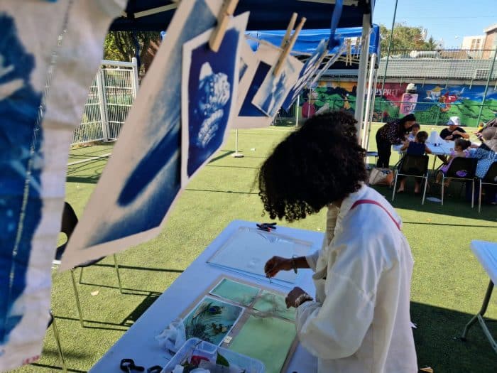 Atelier d'initiation aux cyanotypes le lundi 27 mars 1 CYANOTYPE9