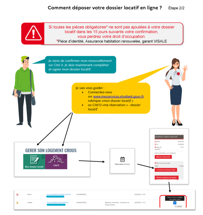 Constituer son dossier de renouvellement en residence 2 2 Page 1 mailing