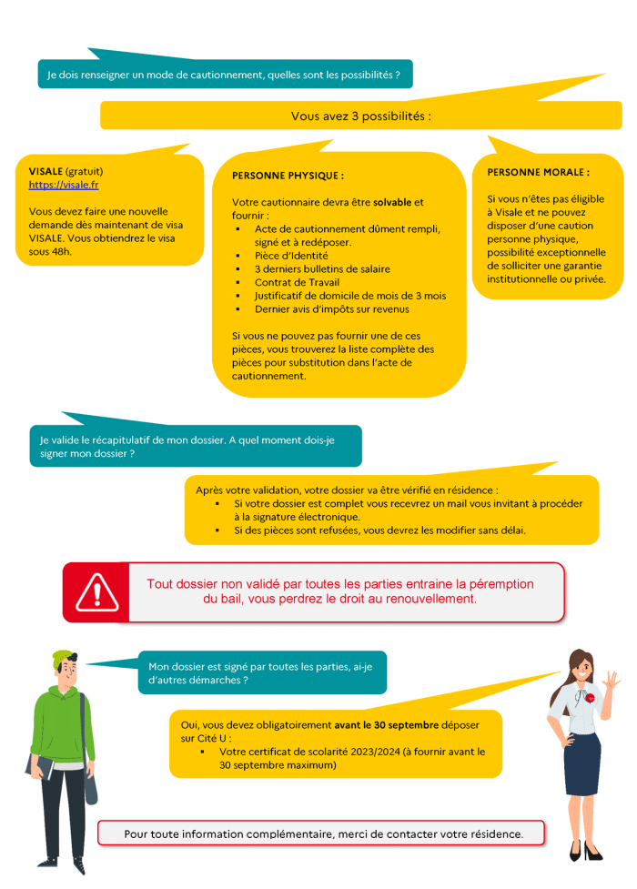 Constituer son dossier de renouvellement en residence 2 2 Page 3 mailing