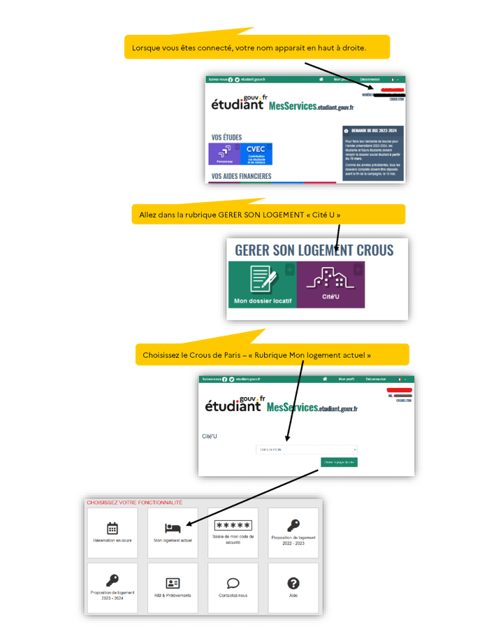 Procedure renouvellement 2023 2024 1 2 Page 2 mailing