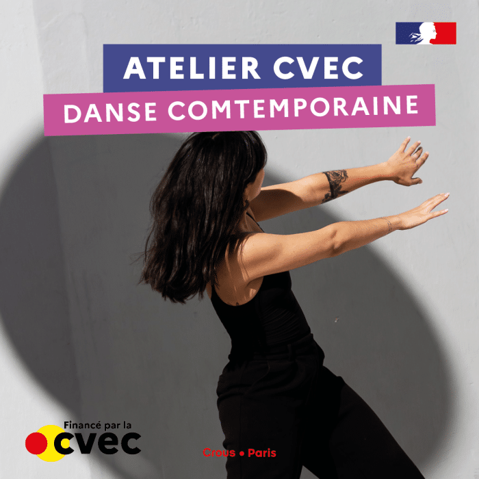 Atelier Danse contemporaine 1 INSTA ATELIERS CVEC danse contemporaine 2023 2024