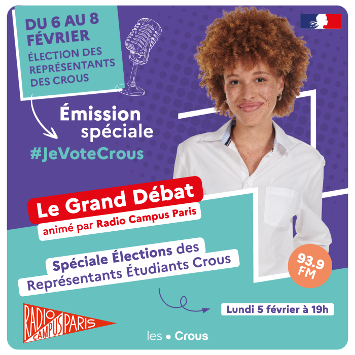 Le Grand Débat : "Spécial Élections des Représentants Étudiants Crous" 1 INSTA DEBAT RCP ELECTIONS 2024
