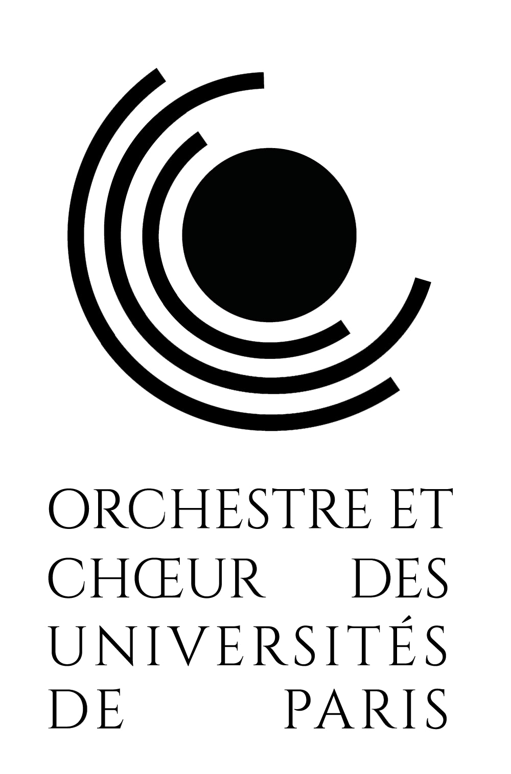 Concert classique gratuit de l'OCUP au centre culturel 2 LOGO OFFICIEL OCUP VERTICAL NOIR