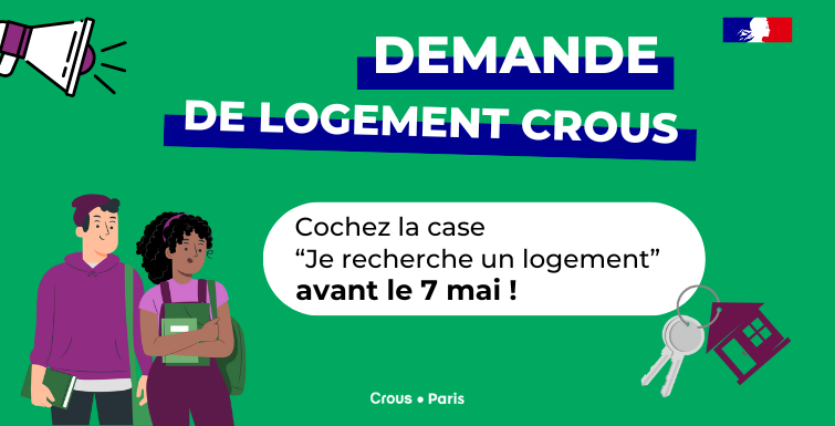 Faire une demande de logement dans une résidence Crous - Crous Paris