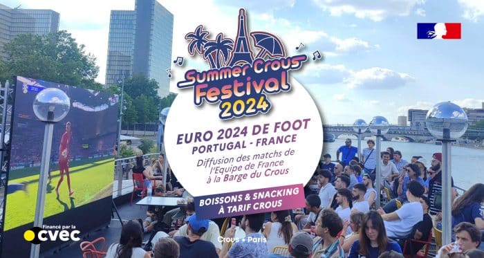 SUMMER CROUS FEST 2024 Match Euro Barge FR PORTUGAL