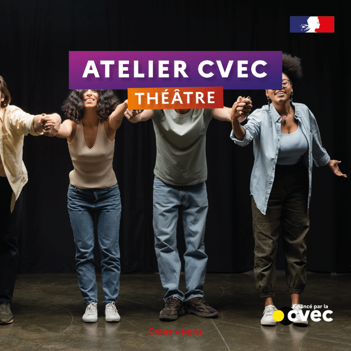 Atelier théâtre à la résidence Poissonniers 1 INSTA Ateliers thematique CVEC 2024 202514