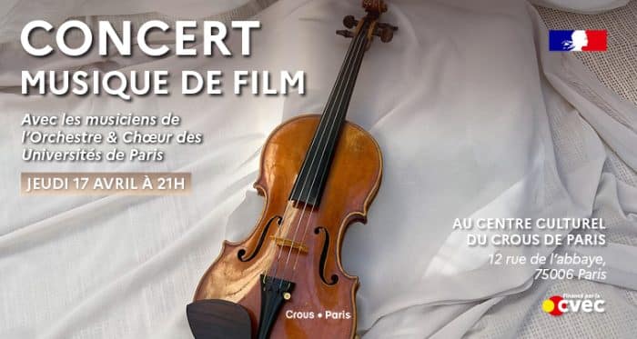 Concert au centre culturel : musiques de film en live ! 1 BANNIERE Concert Musique de films 2025