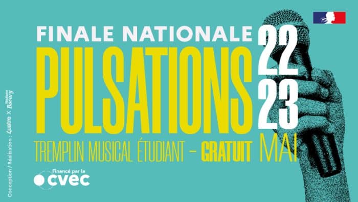 LIVE PULSATIONS : Finale nationale du tremplin musical étudiant 1 BANNIERE EVE SITE CROUS PULS NAT 2025