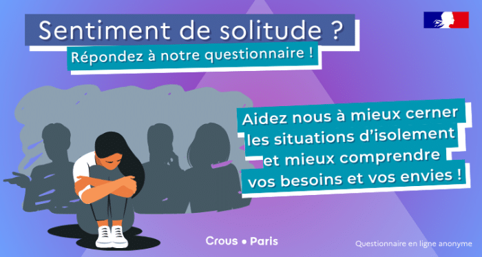 BANNIERE Questionnaire isolement social