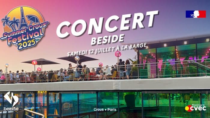 BANNIERE SUMMER CROUS FEST 2025 Concert Beside