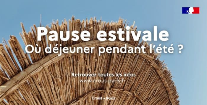 Où manger cet été ? Consultez la liste de nos points ouverts ! 1 Banniere pause estivale 2025