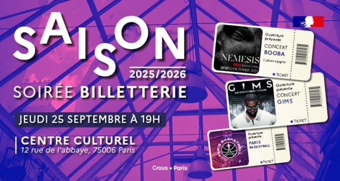 Soirée d’ouverture de la billetterie 2025/2026 1 BANNIERE SOIREE BILLETTERIE 2025