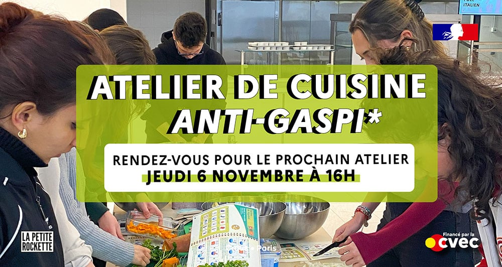 BANNIERE Atelier cuisine antigaspi Petite Rockette – 6 nov 2025 – reduit