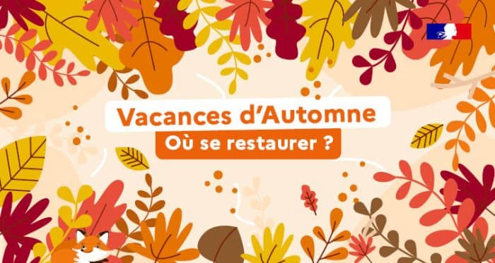 🍽️ Où se restaurer pendant les vacances d'Automne ? 1 BANNIERE Ouverture toussaint