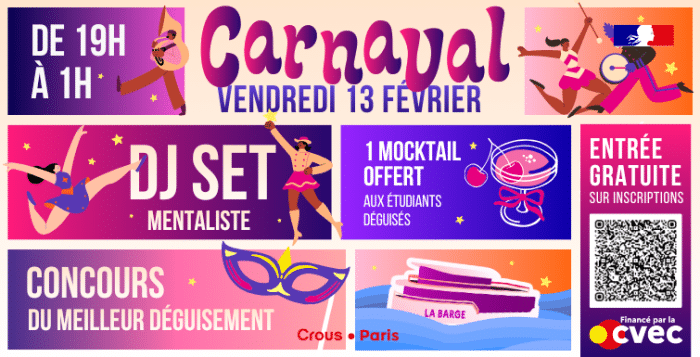 BANNIERE Carnaval Barge