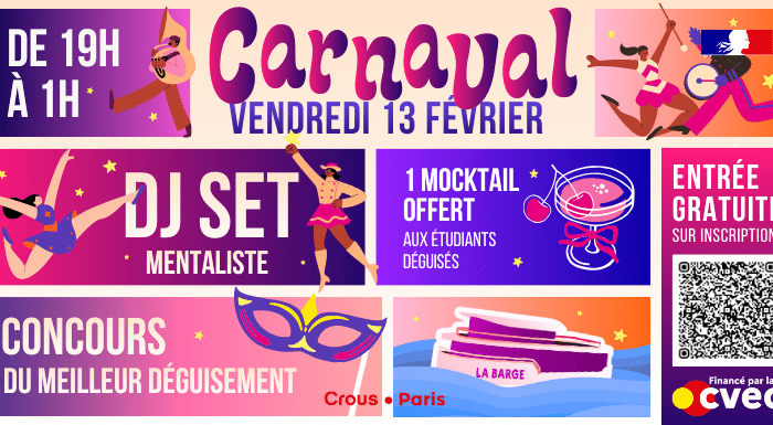 BANNIERE Carnaval Barge