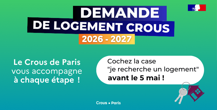 Faire une demande de logement dans une résidence Crous 3 Banniere Demande de logement 2026 2 1
