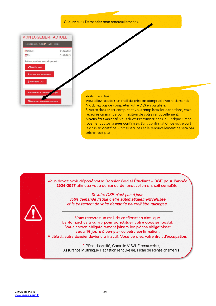 Procedure renouvellement 2026 2027 1 2 Page 3