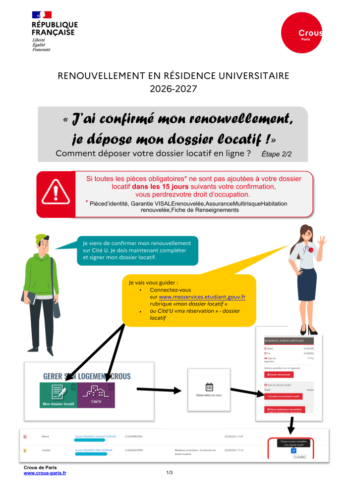 constitution dossier locatif