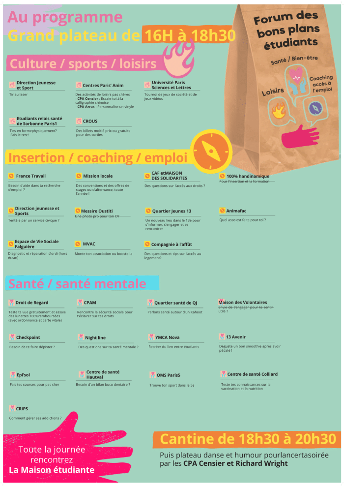 programme Forum bons plans