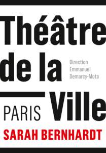 logo 2023 sarah bernhardt txt noir theatre ville
