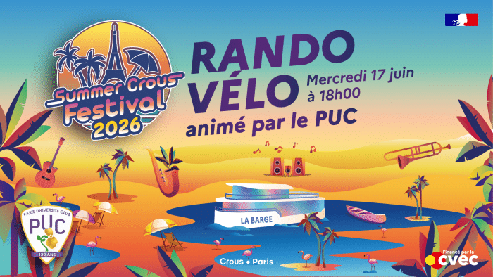 Randonnée vélo - Summer Crous Festival 1 BANNIERE SCF Randonnee velo