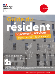 Couv GUIDE DU RESIDENT 2026 Massena