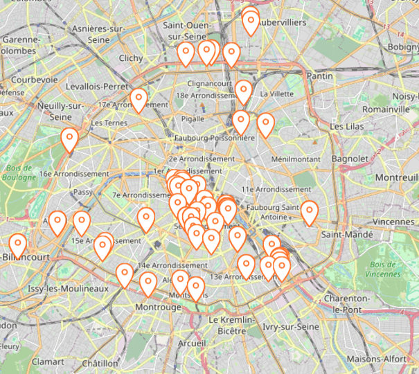 carte restau