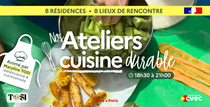 Ateliers cuisine durable 2026 2027 generique