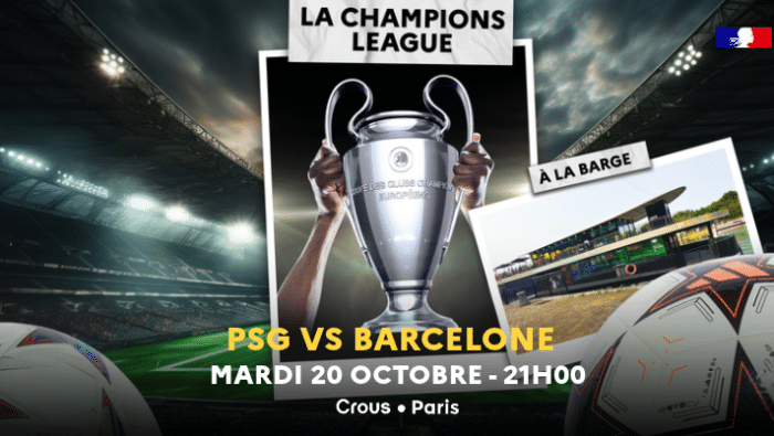BANNIERE Champions league Barge barcelone