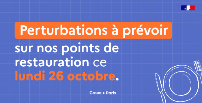 Perturbations a prevoir 26 oct