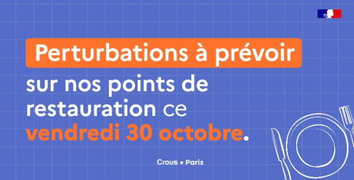 Perturbations a prevoir 30 oct